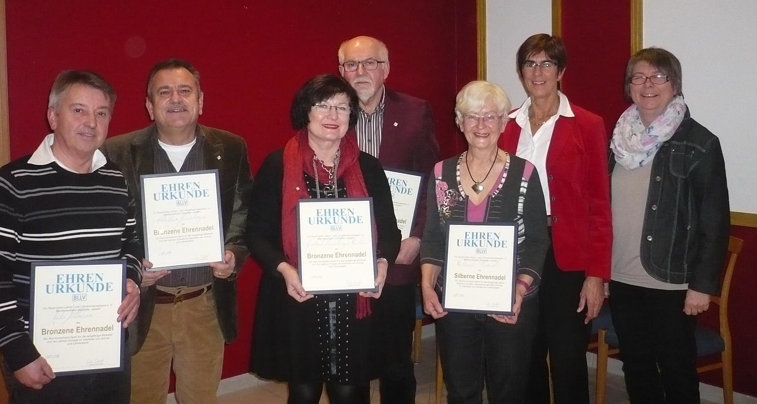 BLLV Neustadt - Ehrungen 2015